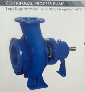  CENTRIFUGAL PROCESS PUMP, SINGLE STAGE HORIZONTAL, END SUCTION, BACK PULLOUT PUMP