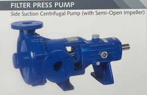 FILTER PRESS PUMP, SIDE SUCTION CENTRIFUGAL PUMP (WITH SEMI OPEN IMPELLER)